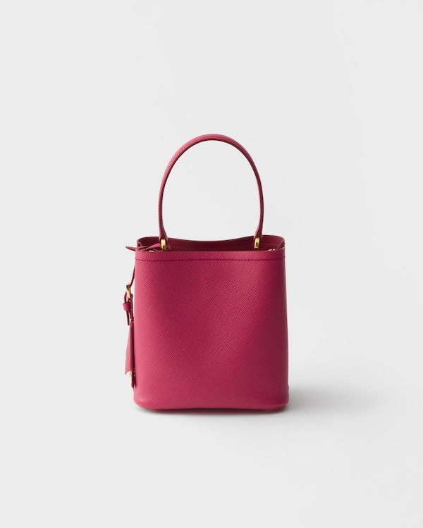 Prada Panier mini Saffiano leather bag - Peony Pink Prada Panier mini Saffiano leather bag - Peony Pink