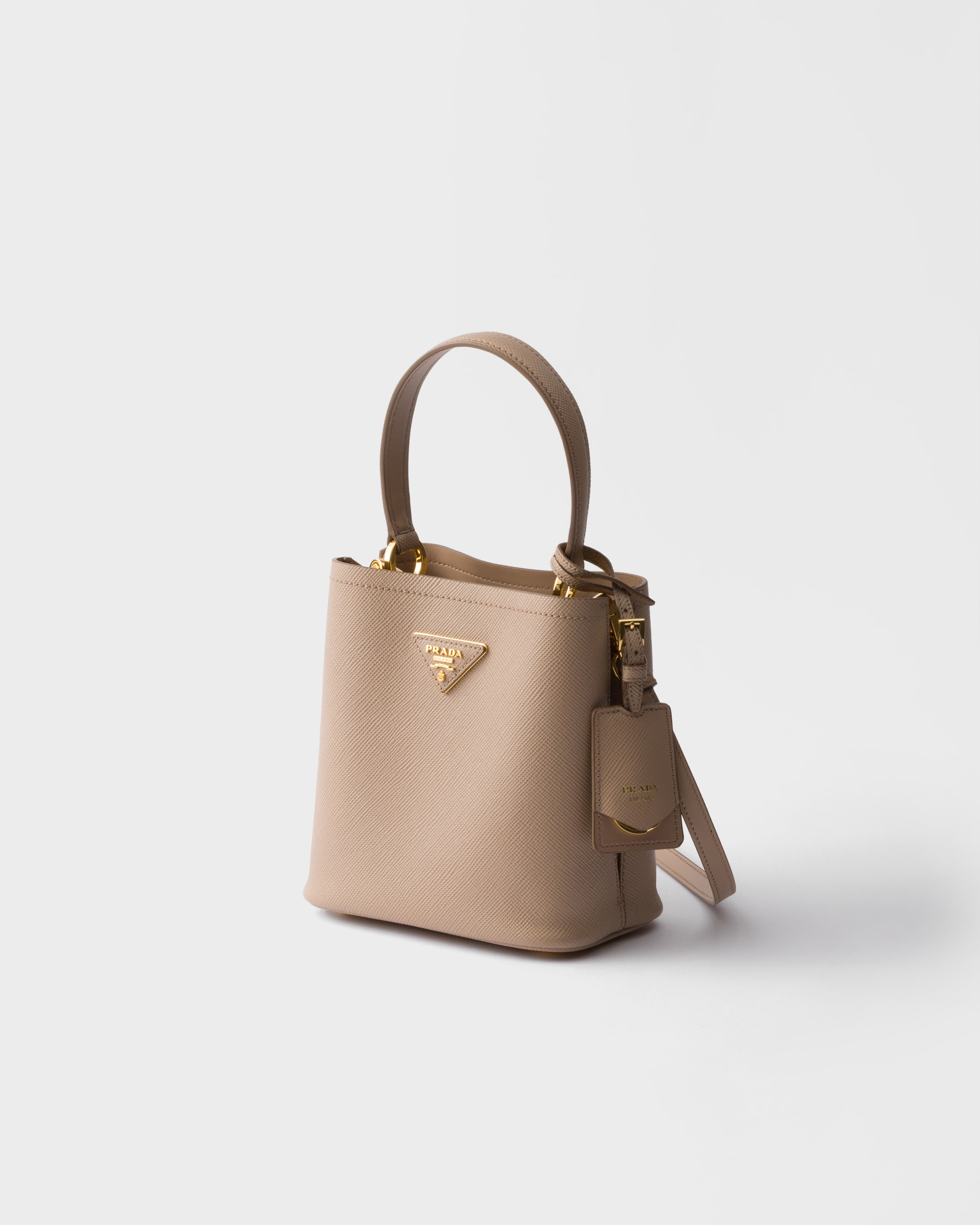 Cameo Prada Panier mini Saffiano leather bag | PRADA - United States
