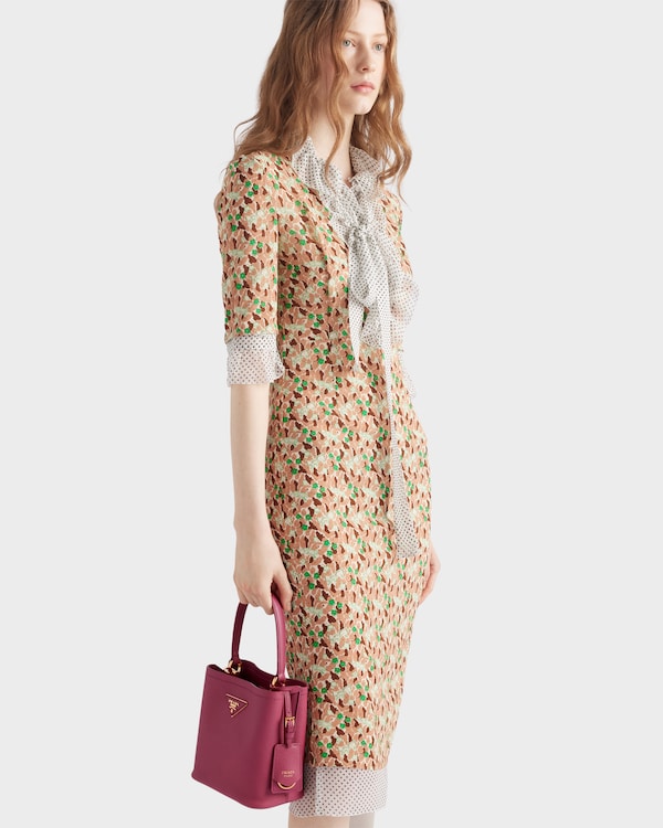 Prada Panier Mini Bag aus Saffiano-Leder - Heiderosa Prada Panier Mini Bag aus Saffiano-Leder - Heiderosa