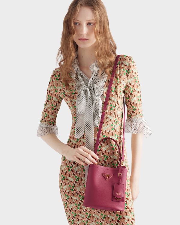 Prada Panier Mini Bag aus Saffiano-Leder - Heiderosa Prada Panier Mini Bag aus Saffiano-Leder - Heiderosa