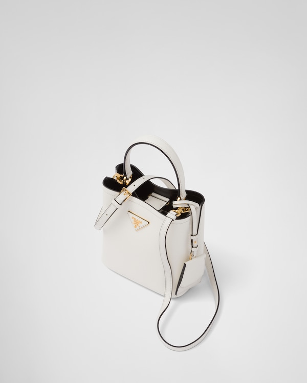 Kleine Prada Panier Tasche aus Saffiano-Leder Kleine Prada Panier Tasche aus Saffiano-Leder