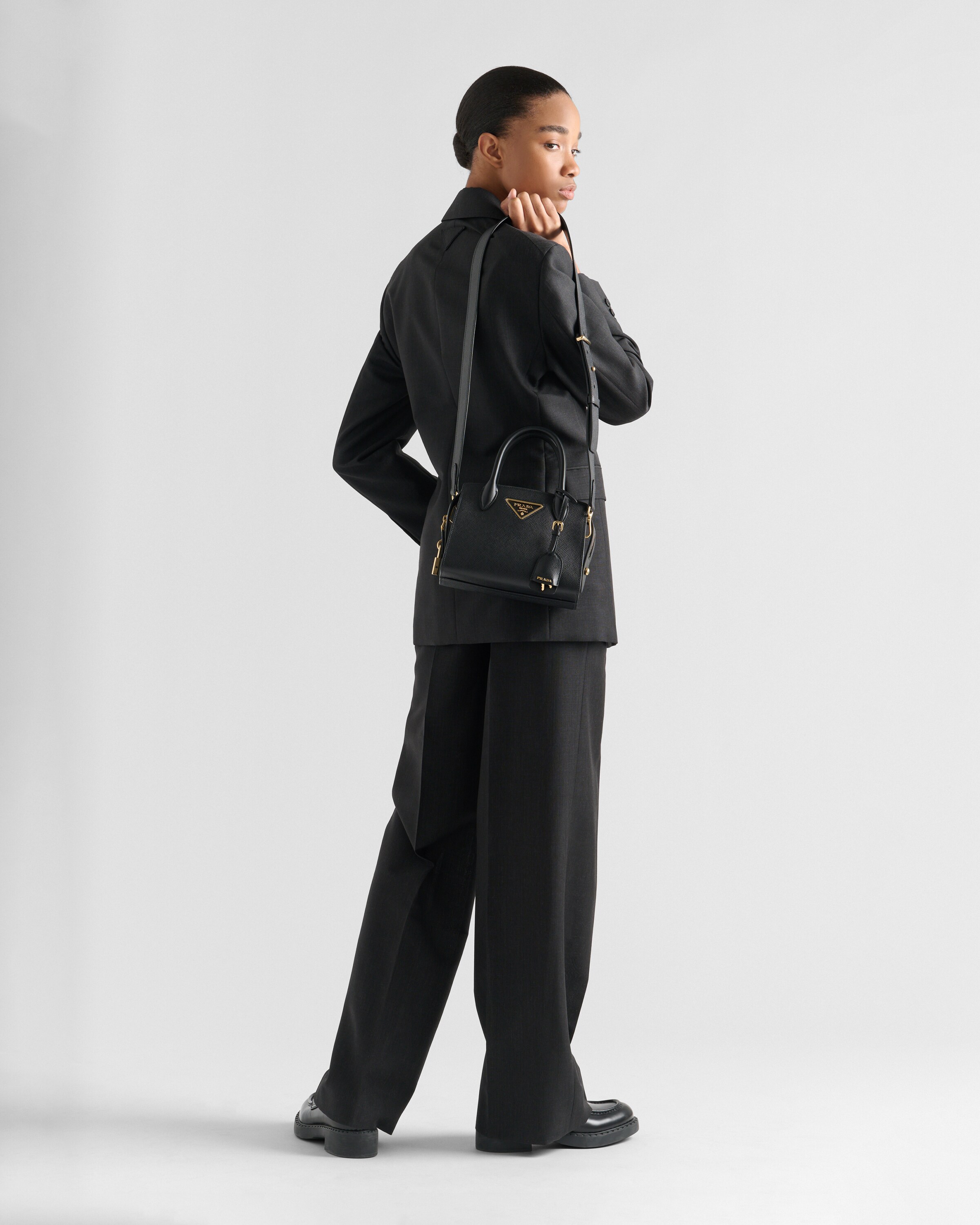 Saffiano leather hotsell prada kristen handbag