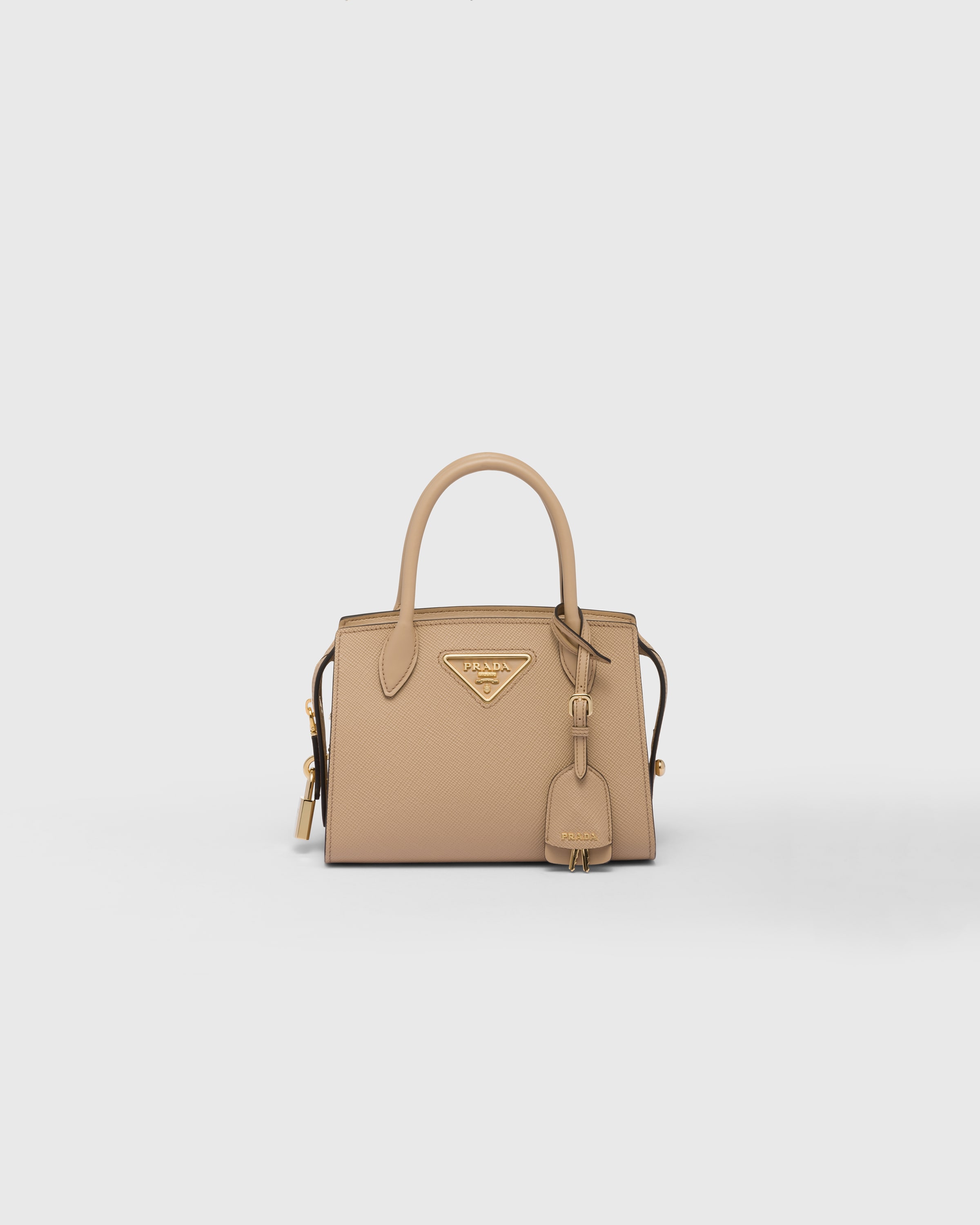 Prada Kristen Calf Leather Top-Handle Bag