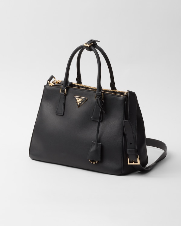 Sac Prada Galleria de taille grand en cuir Sac Prada Galleria de taille grand en cuir