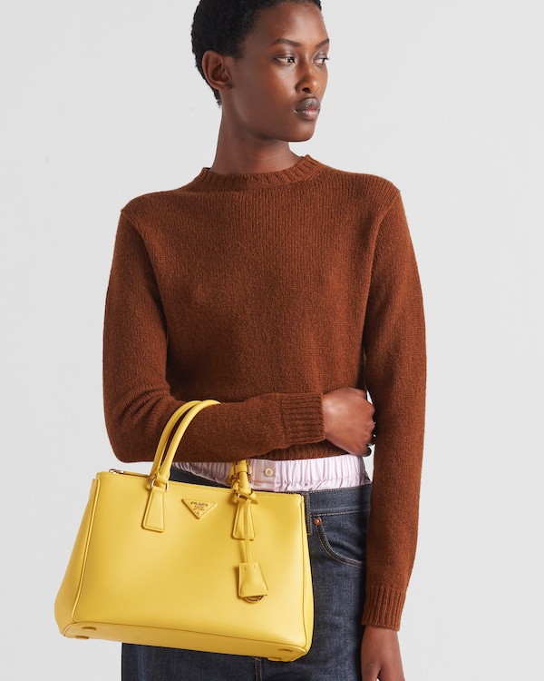 Große Prada Galleria Tasche aus Leder Große Prada Galleria Tasche aus Leder