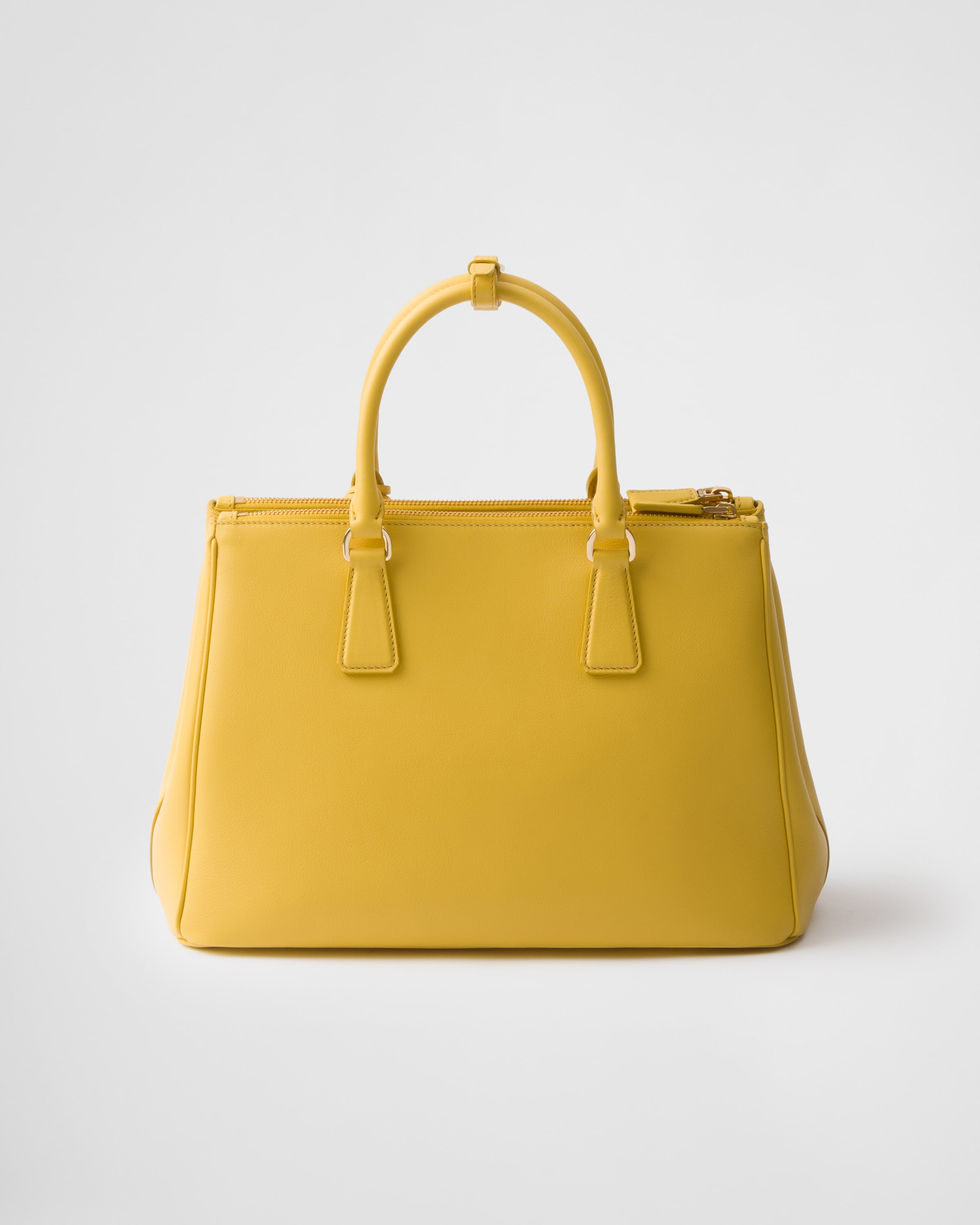 Sunny Yellow Large Prada Galleria Leather Bag PRADA