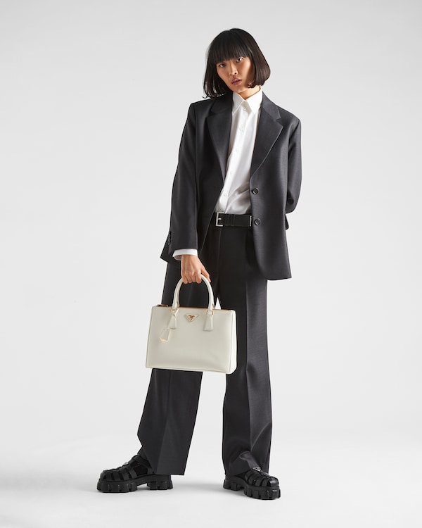 Prada Galleria large Saffiano leather bag - White Prada Galleria large Saffiano leather bag - White