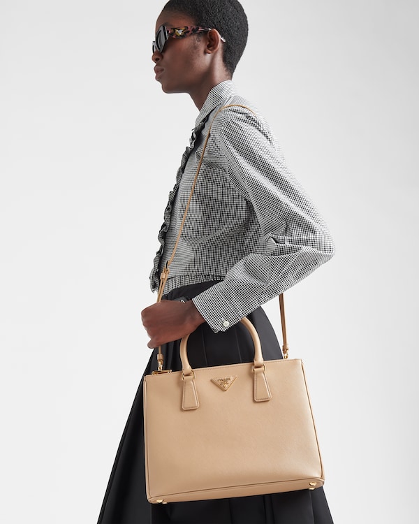 Prada Galleria large Saffiano leather bag - Sand Beige Prada Galleria large Saffiano leather bag - Sand Beige