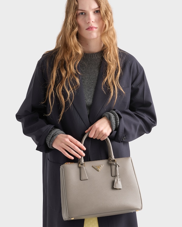 Prada Galleria large Saffiano leather bag - Clay Grey Prada Galleria large Saffiano leather bag - Clay Grey