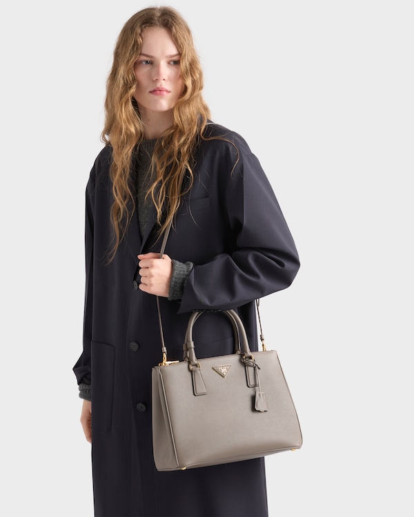 Prada Galleria large Saffiano leather bag - Clay Grey Prada Galleria large Saffiano leather bag - Clay Grey