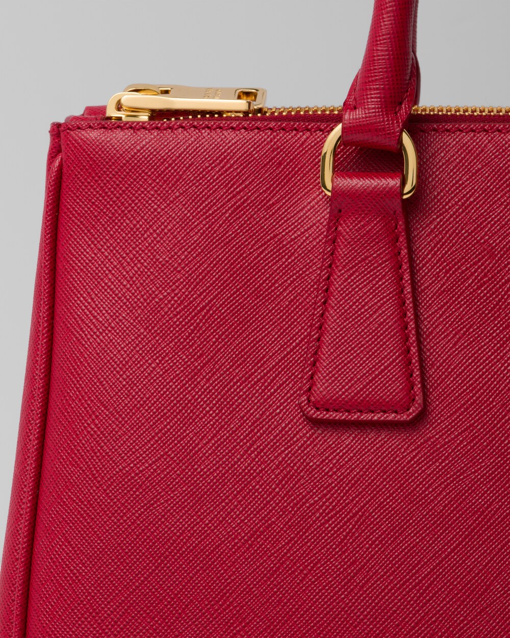 Bolso Prada Galleria grande en piel Saffiano Rojo Motor Encendido | Prada