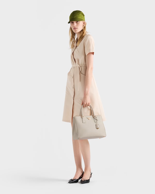 Grand sac Prada Galleria en cuir Saffiano - Talc Grand sac Prada Galleria en cuir Saffiano - Talc