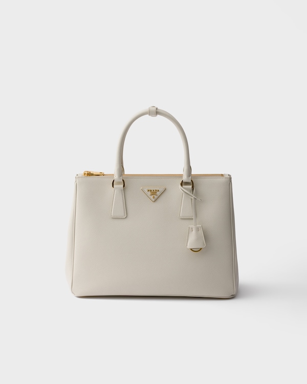 Prada Galleria large Saffiano leather bag - Chalk White Prada Galleria large Saffiano leather bag - Chalk White