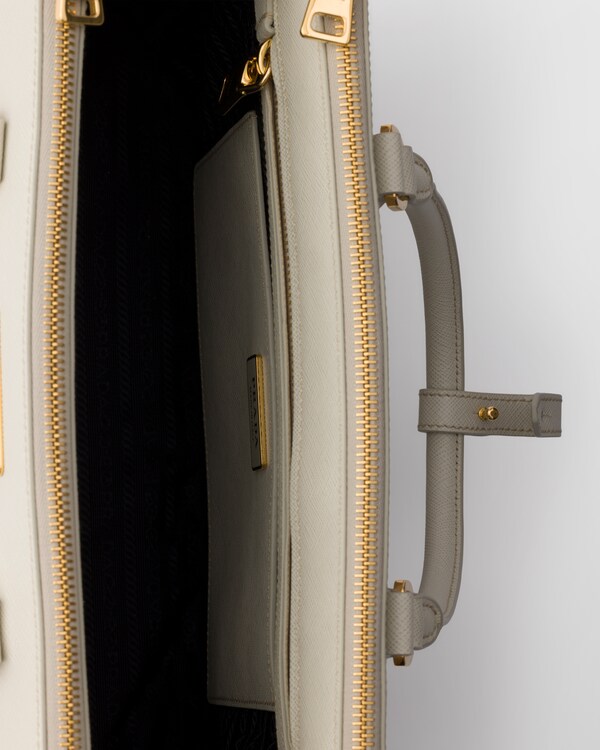 Prada Galleria large Saffiano leather bag - Chalk White Prada Galleria large Saffiano leather bag - Chalk White