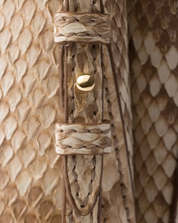 Prada Matinee nubuck python leather mini-bag - Sand Beige Prada Matinee nubuck python leather mini-bag - Sand Beige