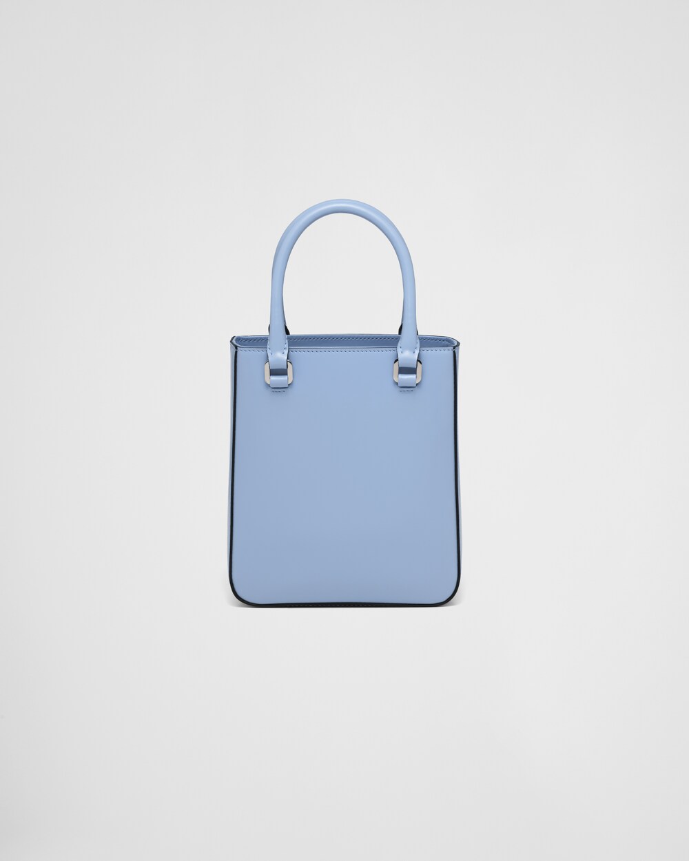 Bolso tote pequeño de piel cepillada Celeste | Prada
