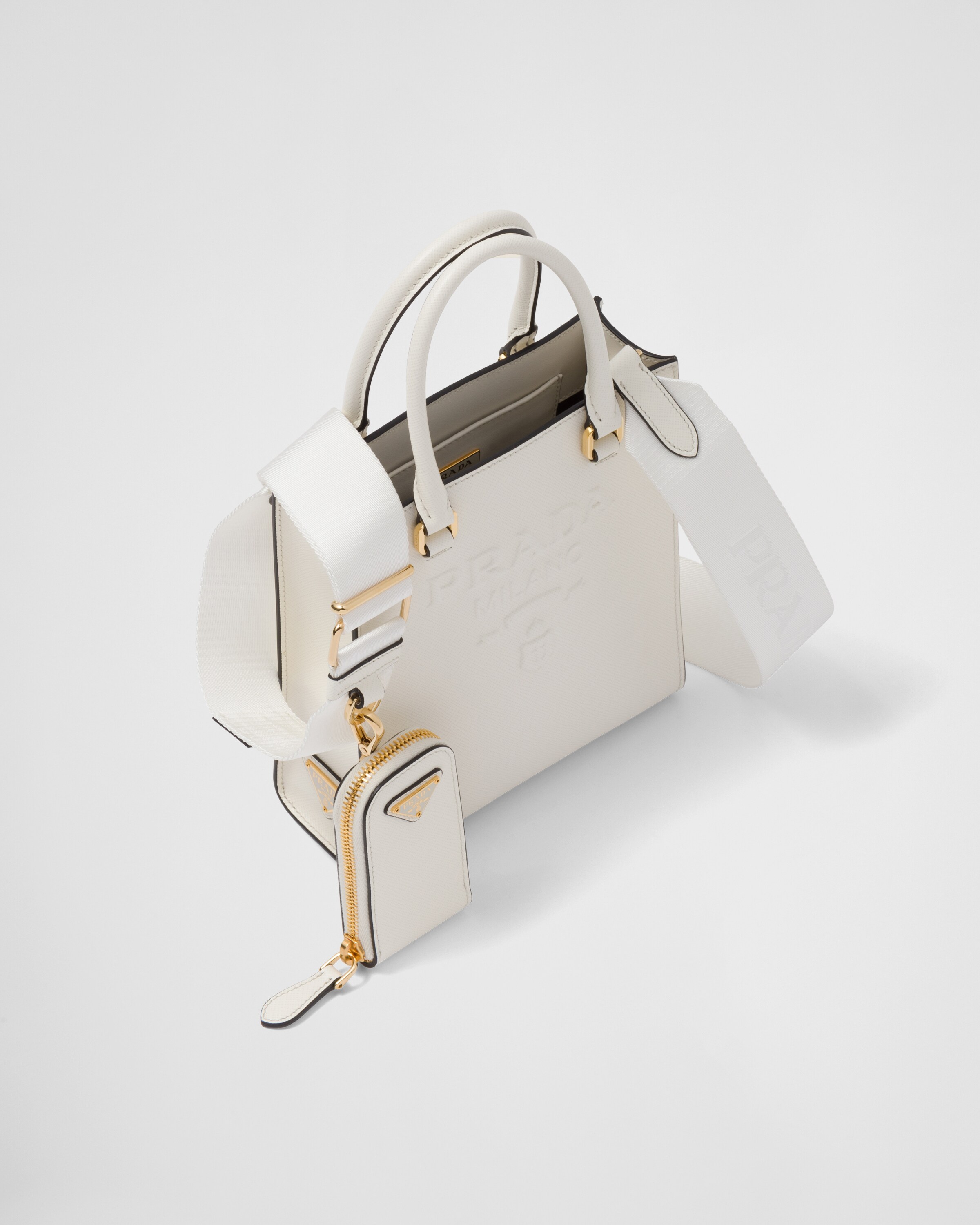 White discount square bag