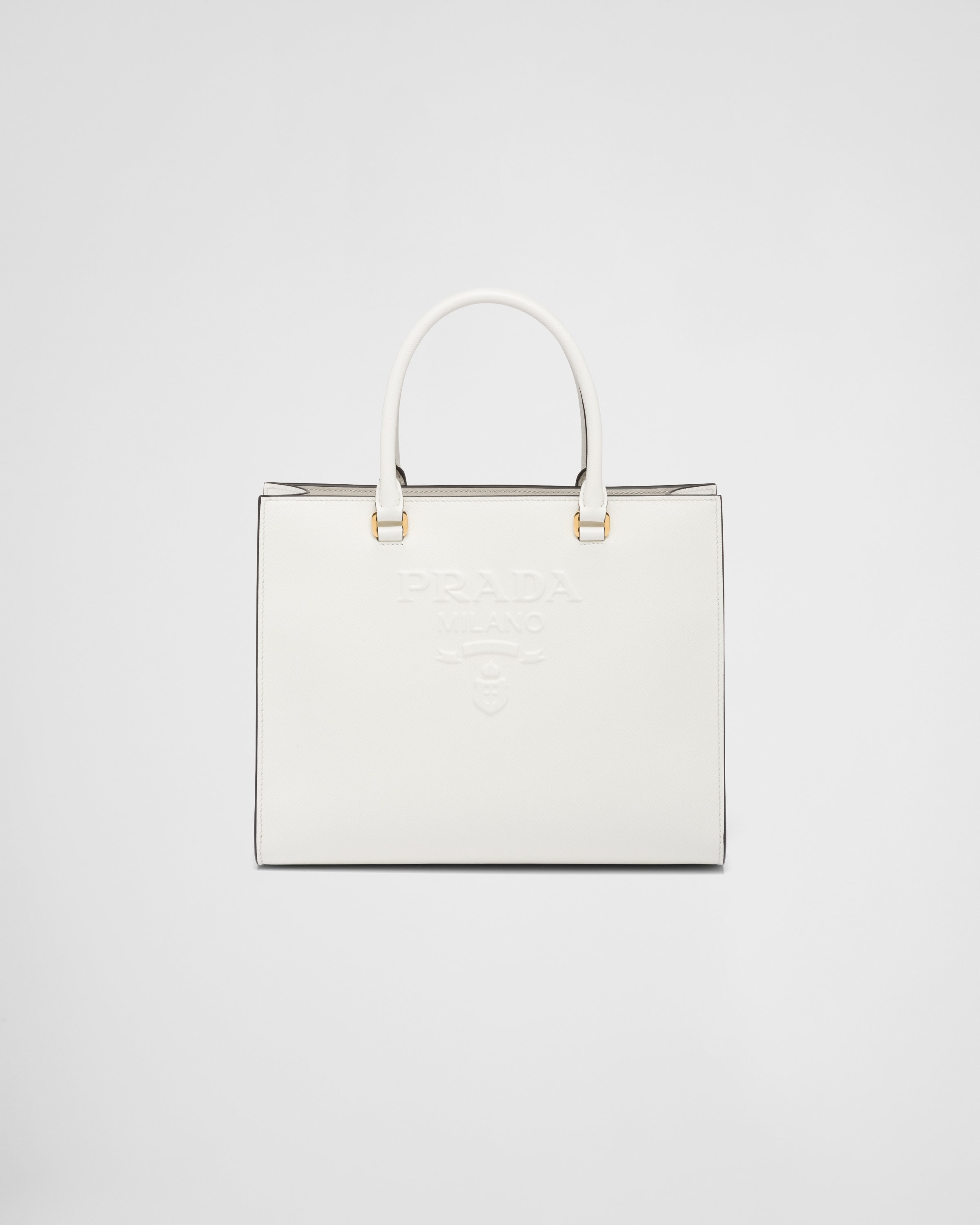 White prada saffiano bag hotsell