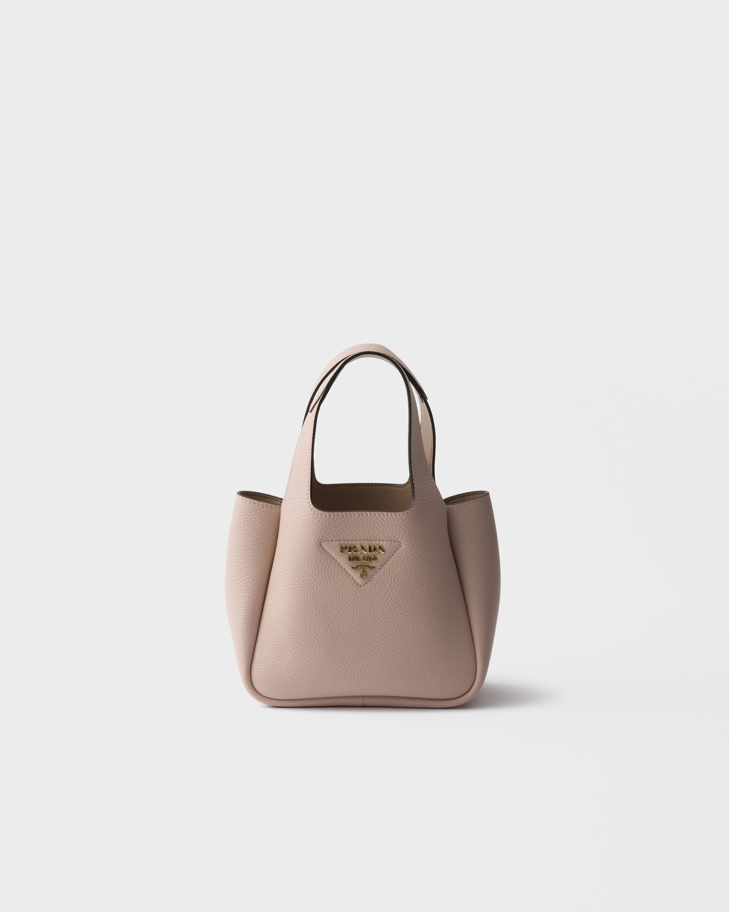 Prada Liaison Mini Leather Handbag, Woman, Water Lily