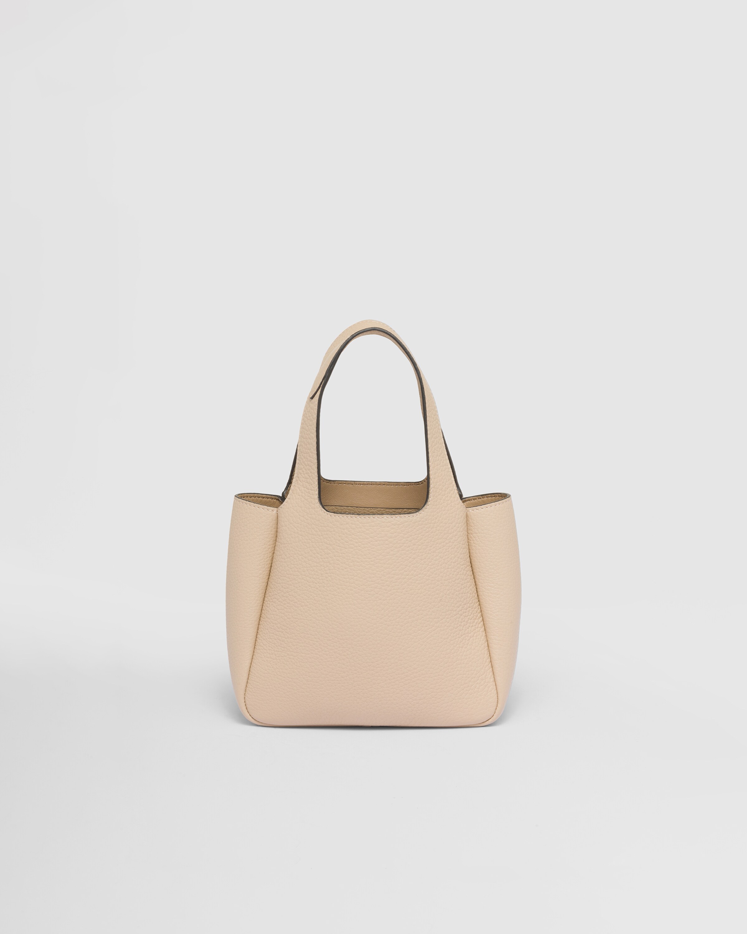 Prada Women Sand Canvas Handbag