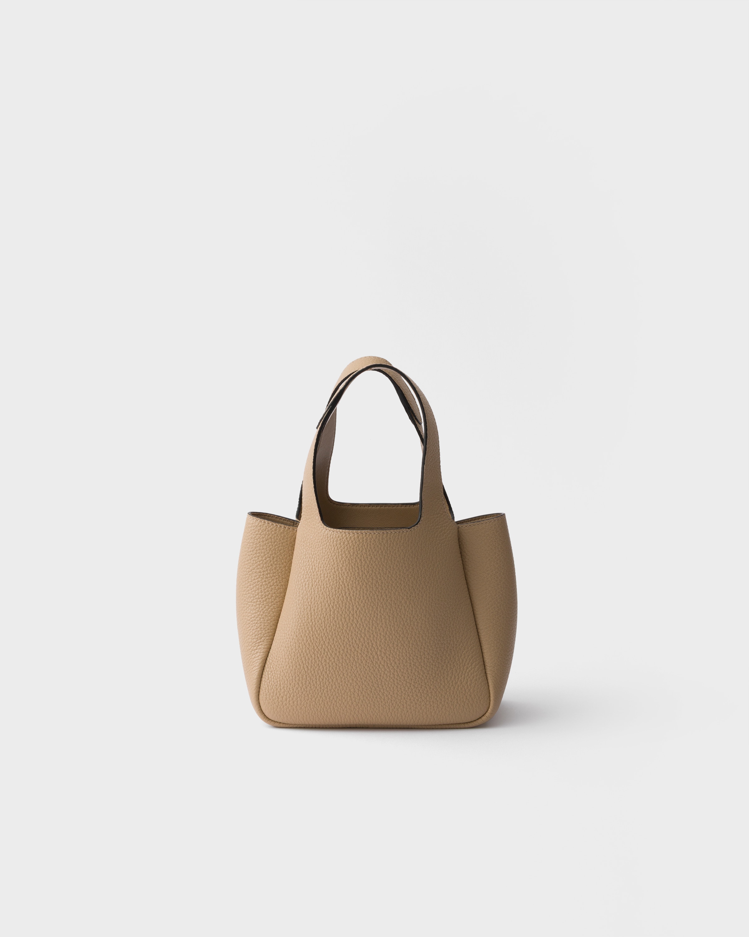 ベージュ サーブル プラダ リエゾン ミニ レザー ハンドバッグ | PRADA