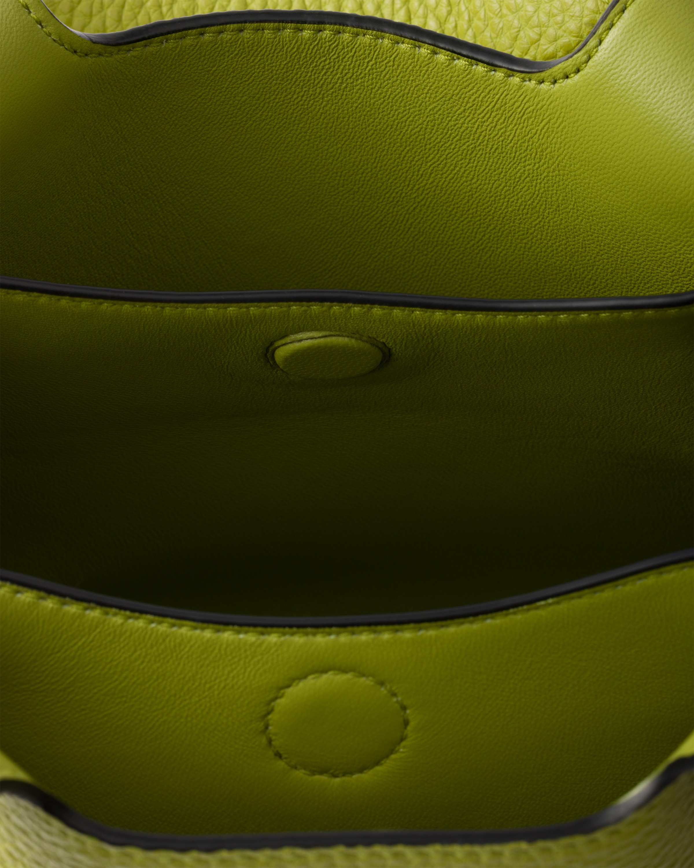 Prada Mini Leather Top-handle Bag In Green