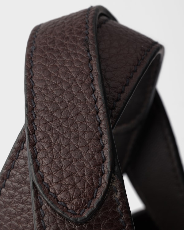Prada Liaison mini leather handbag - Dark Brown Prada Liaison mini leather handbag - Dark Brown