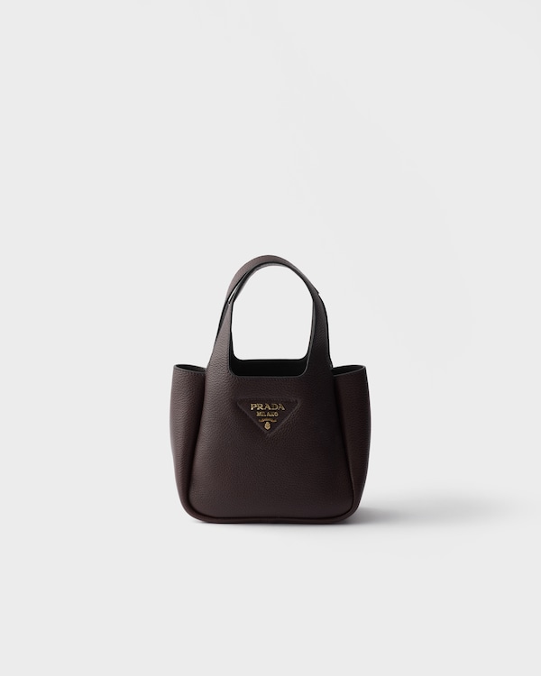 Prada Liaison mini leather handbag - Dark Brown Prada Liaison mini leather handbag - Dark Brown
