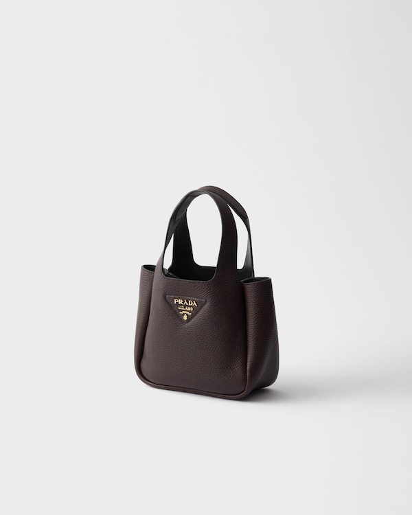 Prada Liaison mini leather handbag - Dark Brown Prada Liaison mini leather handbag - Dark Brown