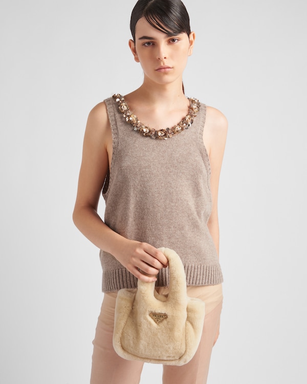 Mini shearling handbag Mini shearling handbag