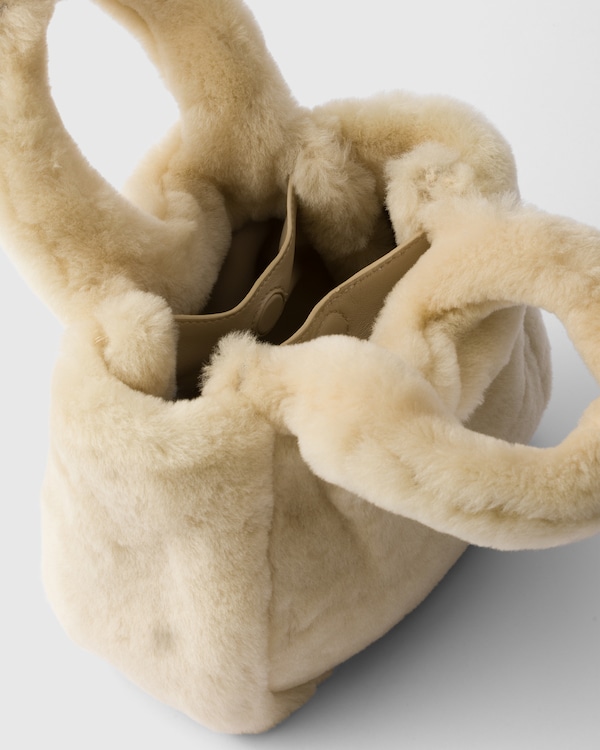 Mini shearling handbag Mini shearling handbag
