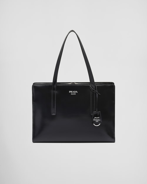 Prada Sac à main Prada Re-Edition 1995 en cuir brossé 1
