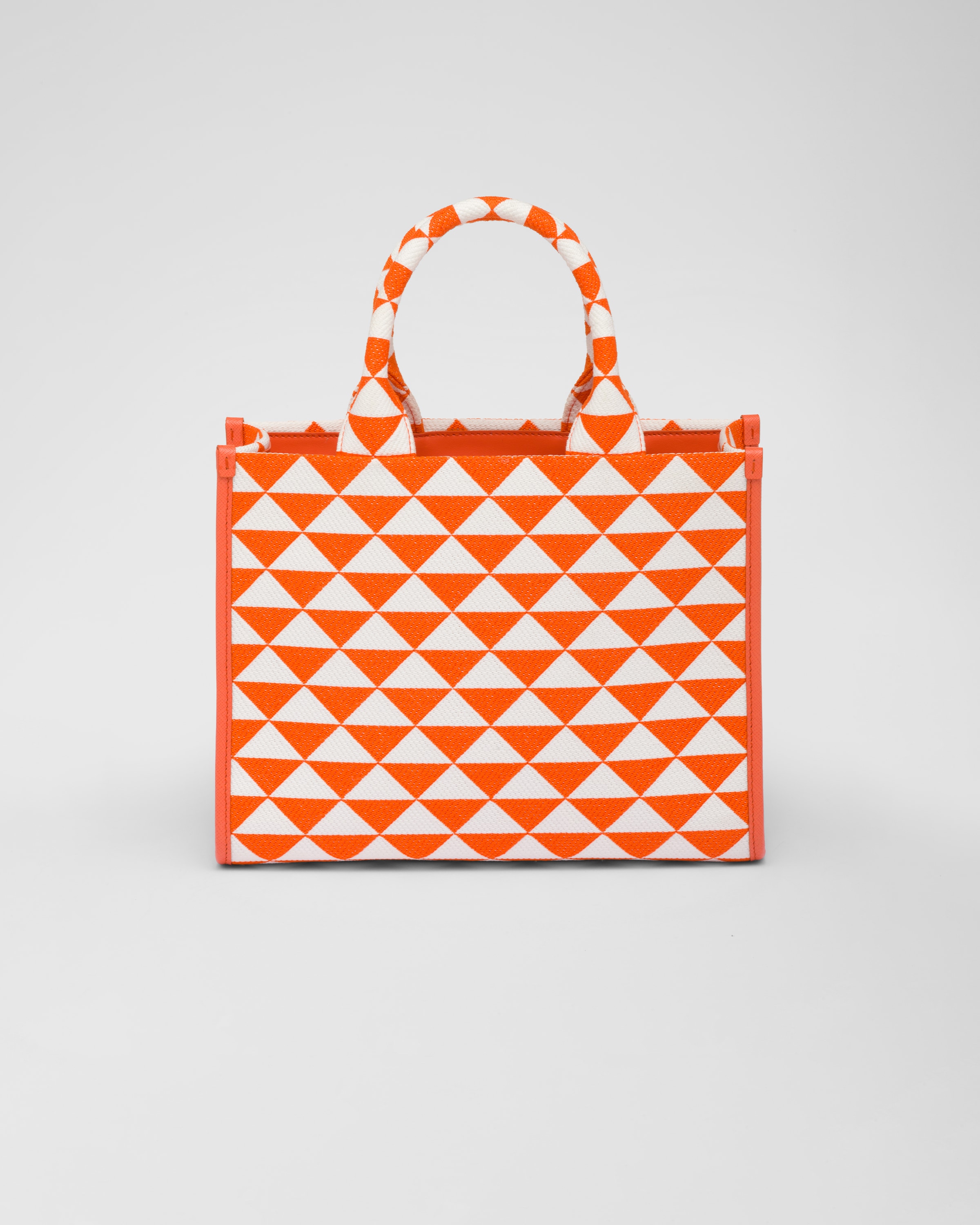 Prada Small Prada Symbole embroidered fabric handbag 4