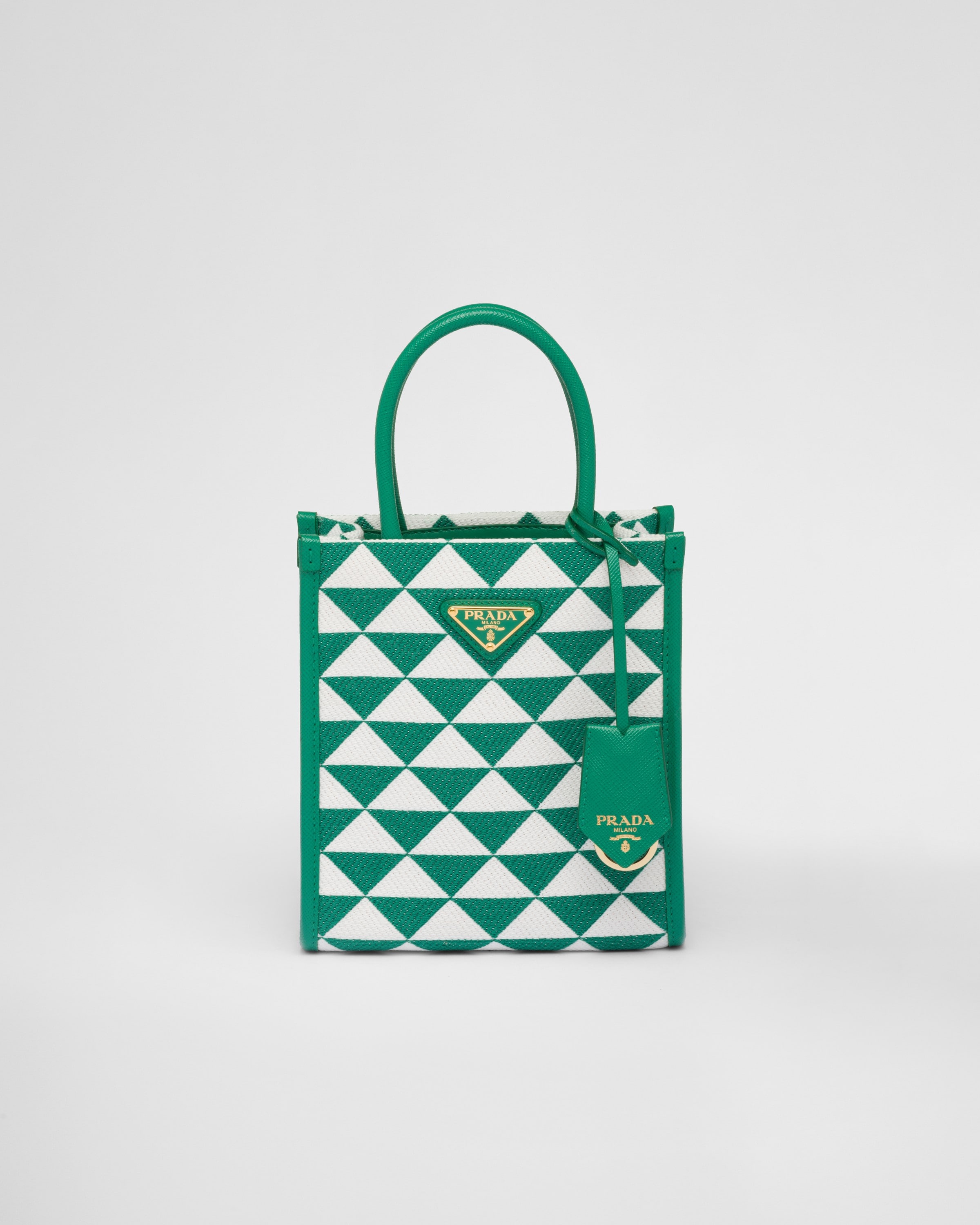 Borsa Prada Symbole mini in tessuto ricamato