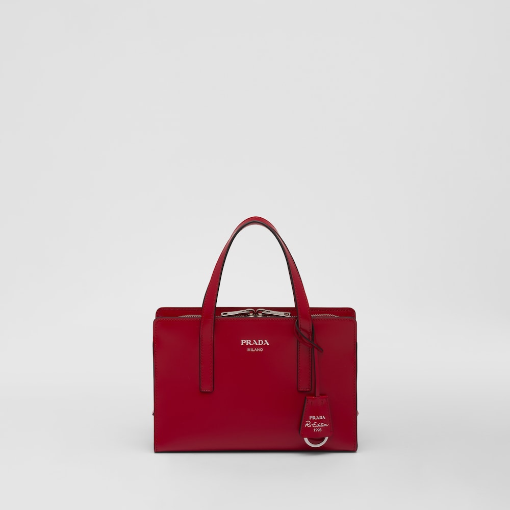 Prada Prada Re-Edition 1995 brushed-leather mini handbag 1