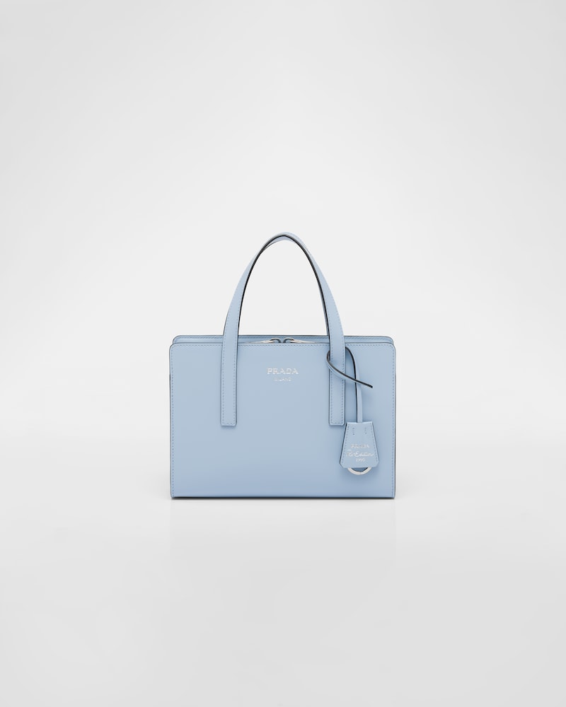 프라다 미니 핸드백 Prada Re-Edition 1995 brushed-leather mini handbag,Celeste