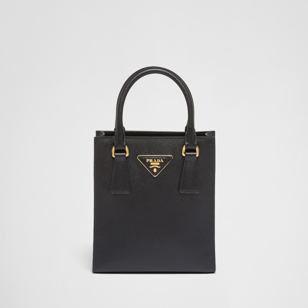 Black Saffiano leather handbag Prada