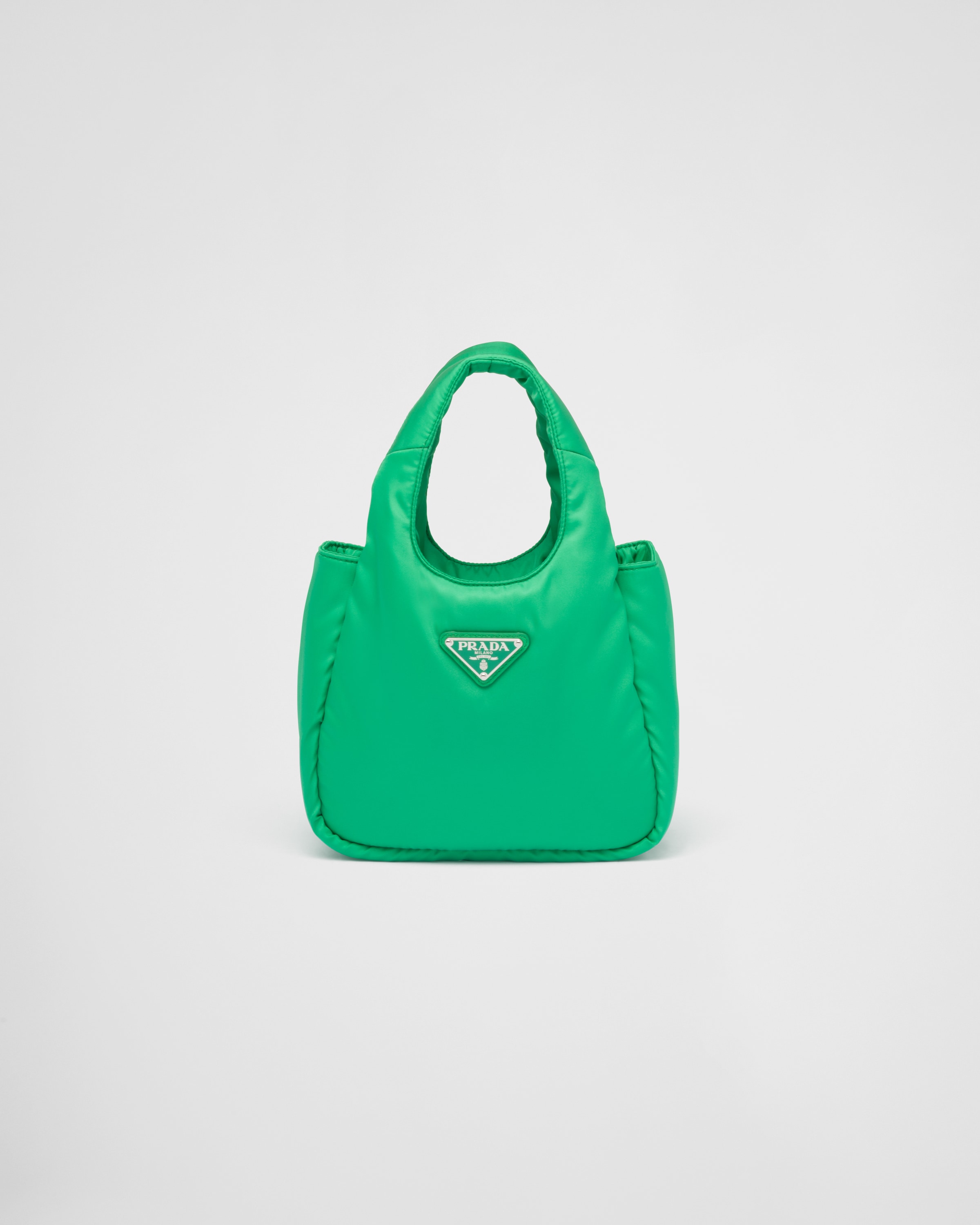 Mint Green Prada Soft Padded Re nylon Mini bag PRADA