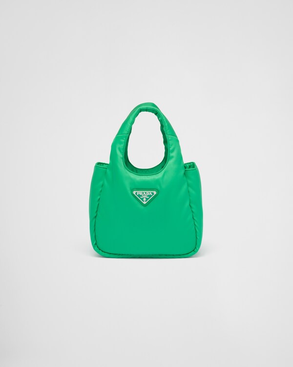 Mint Green Prada Soft Padded Renylon Minibag PRADA