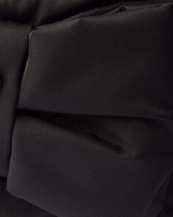 리본 장식 패딩 리나일론 미니백 리본 장식 패딩 리나일론 미니백