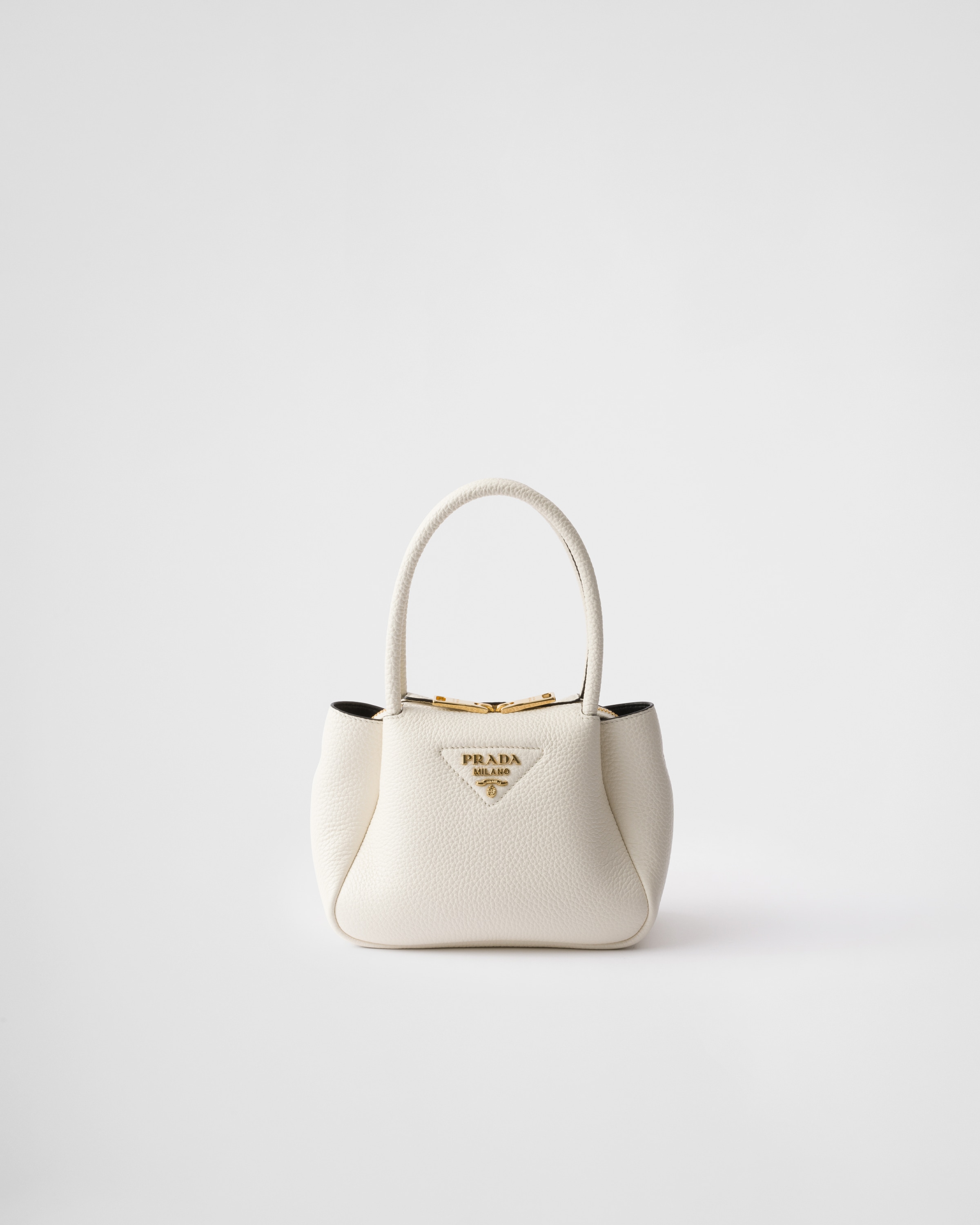 White Leather Mini Handbag | PRADA