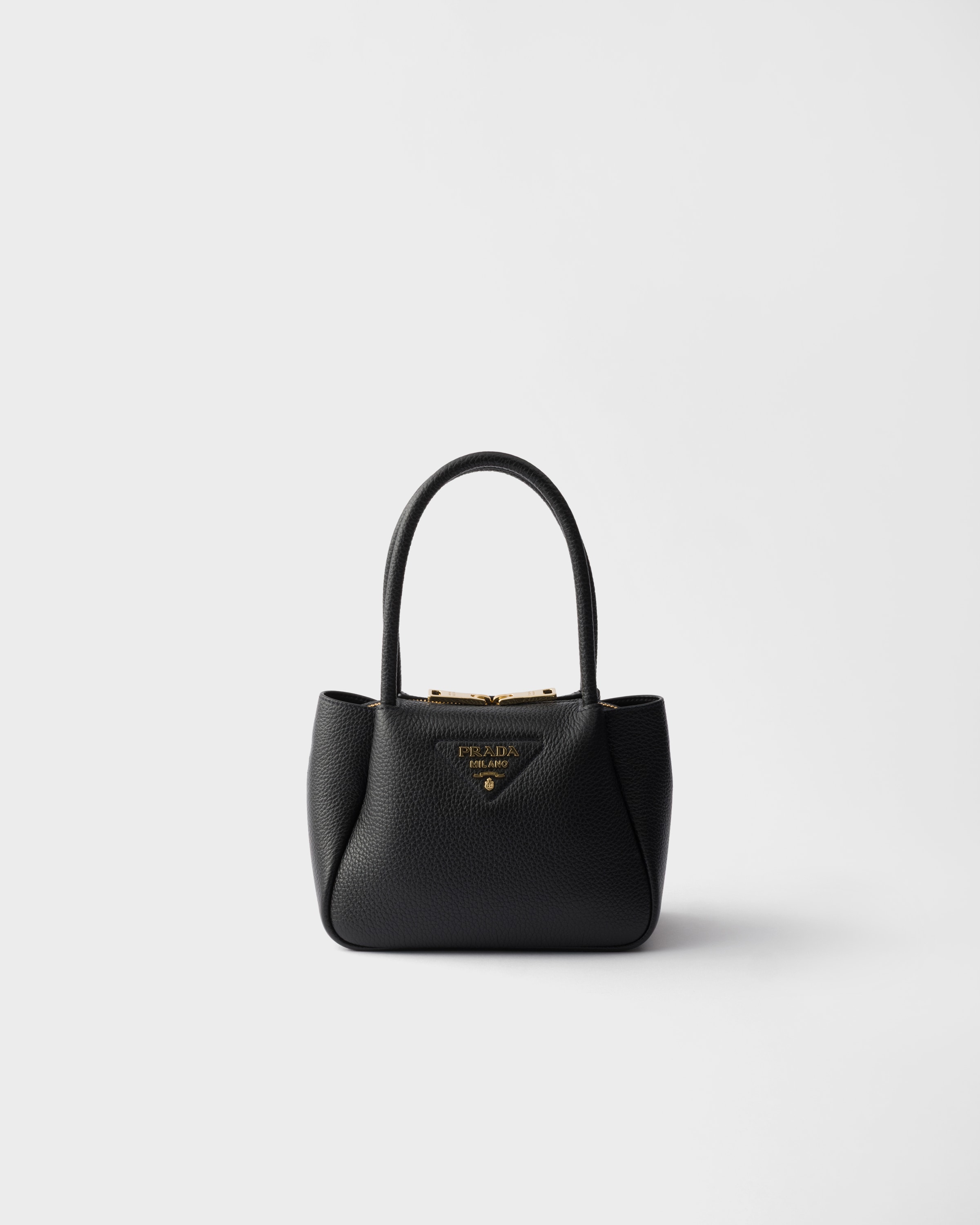 Black Leather mini handbag | PRADA - South Korea