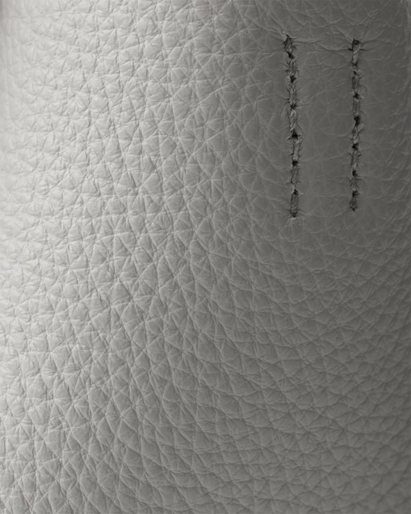 가죽 미니 핸드백 - 그래닛 그레이 가죽 미니 핸드백 - 그래닛 그레이