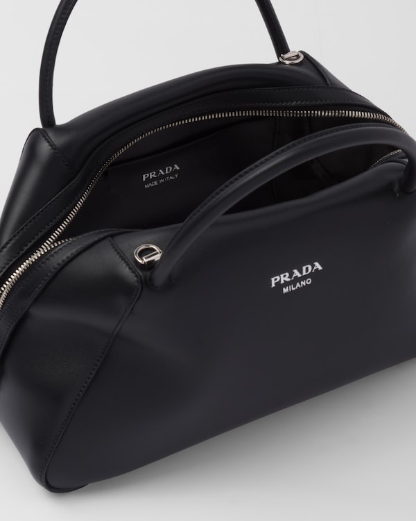 Black Medium Leather Prada Supernova Handbag PRADA