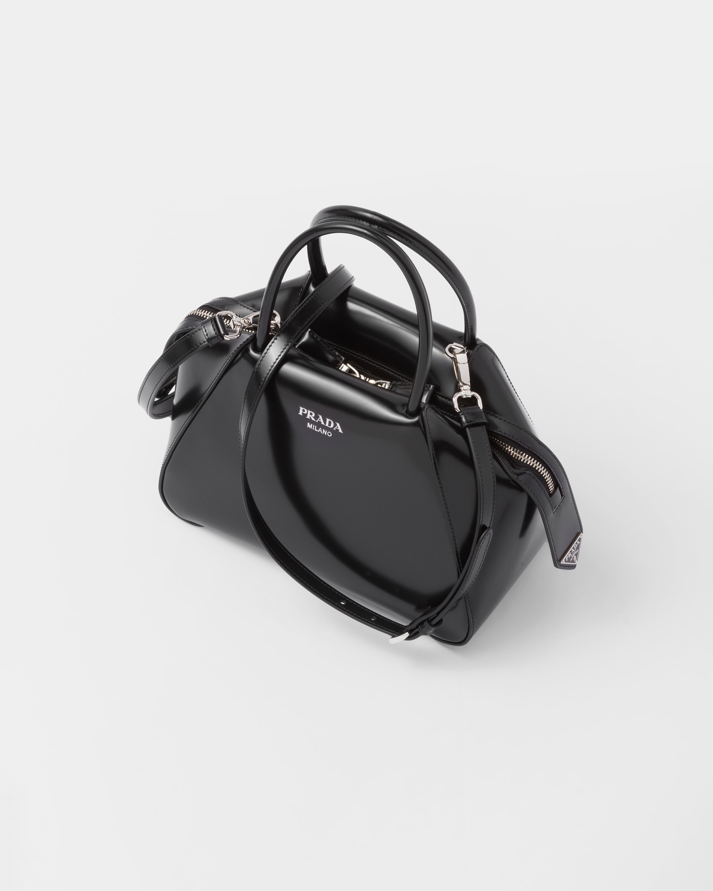 Small brushed leather Prada Supernova handbag