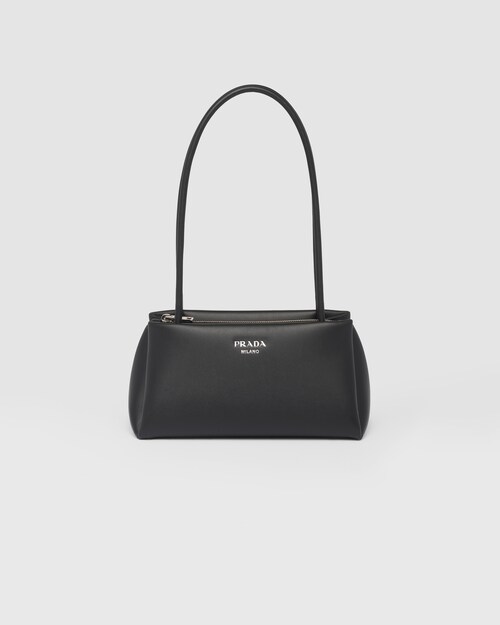 Black Leather minibag Prada