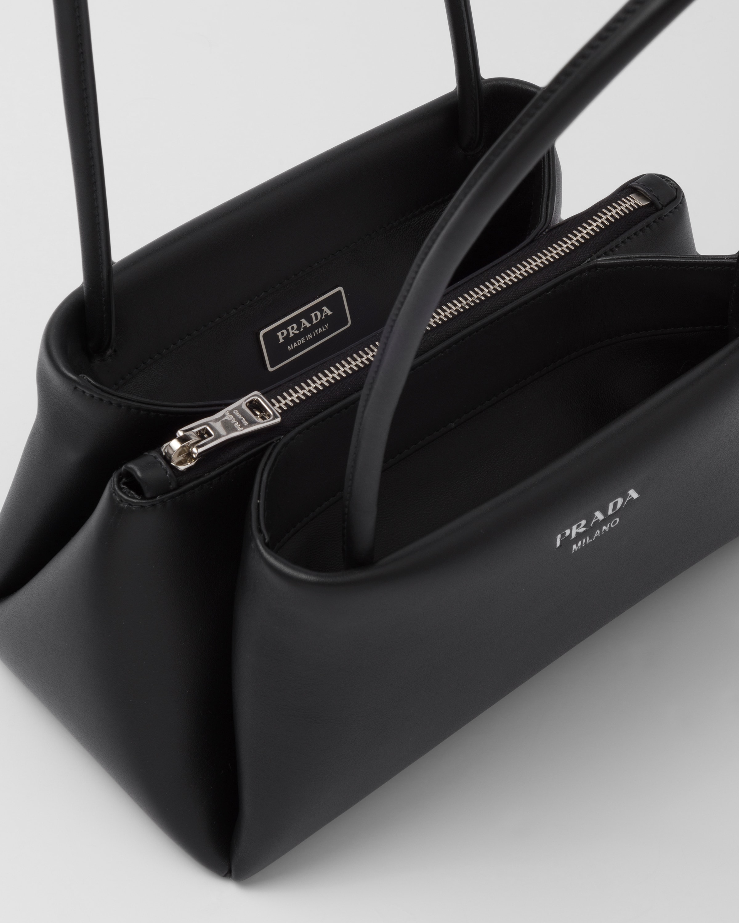 Black Leather minibag Prada