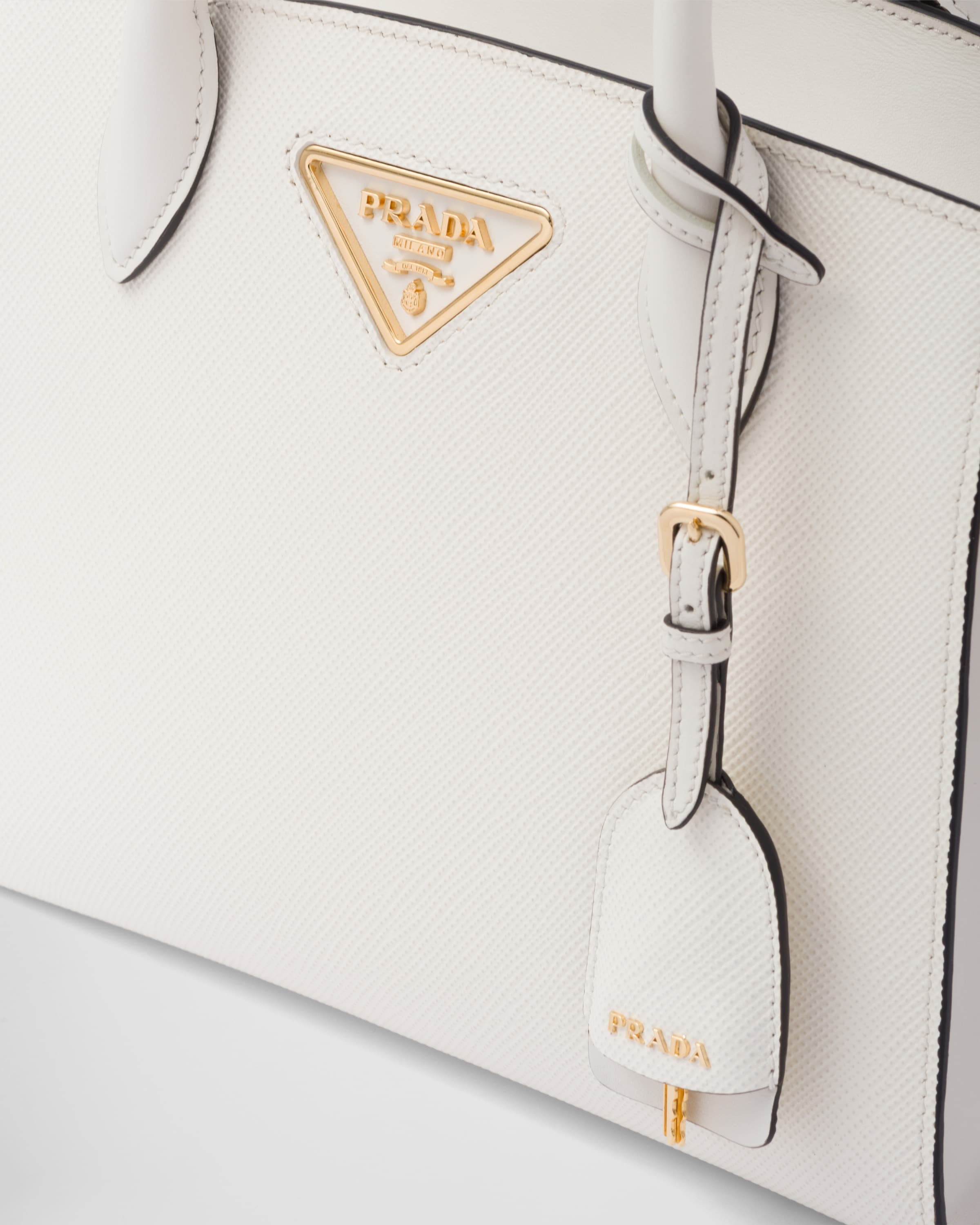 White Prada Kristen Saffiano mini-bag | Prada