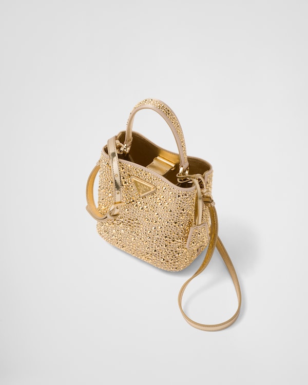 Prada Panier satin bag with crystals Prada Panier satin bag with crystals