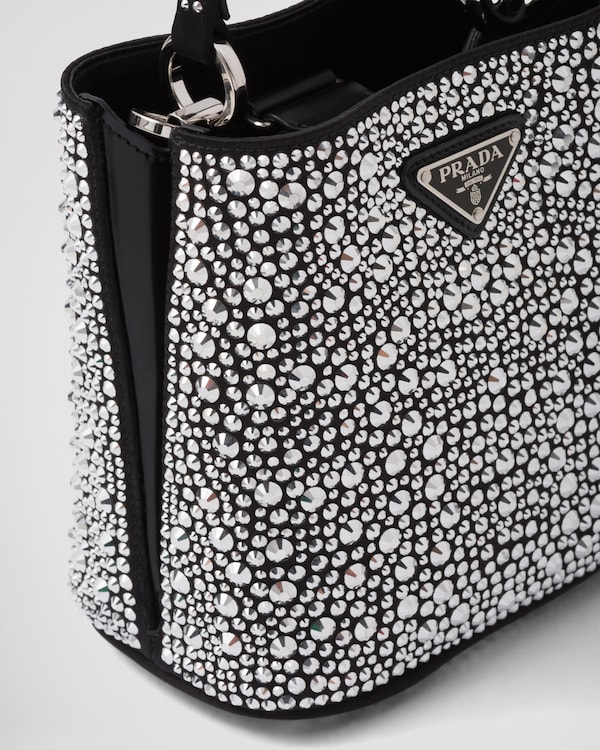 Prada Panier satin bag with crystals Prada Panier satin bag with crystals